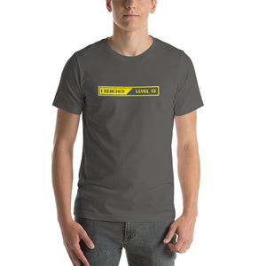 Asphalt / S I Reached Level 13 Loading Short-Sleeve Unisex T-Shirt by Design Express