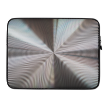 15 in Hypnotizing Steel Laptop Sleeve by Design Express