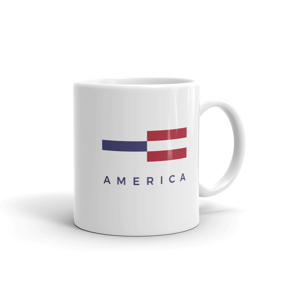 Default Title America Tower Pattern Mug Mugs by Design Express