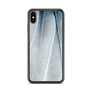 iPhone XS Max White Feathers Texture iPhone Case by Design Express