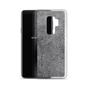 Soft Grey Fur Print Samsung Case by Design Express