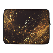 15 in Gold Swirl Laptop Sleeve by Design Express