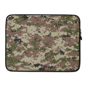 15 in Desert Digital Camouflage Laptop Sleeve by Design Express