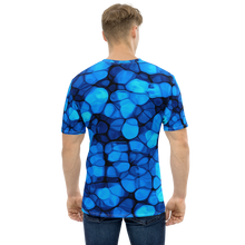 Crystalize Blue Men's T-shirt by Design Express