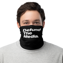 Default Title Defund The Media Italic Smallcaps Black Neck Gaiter by Design Express