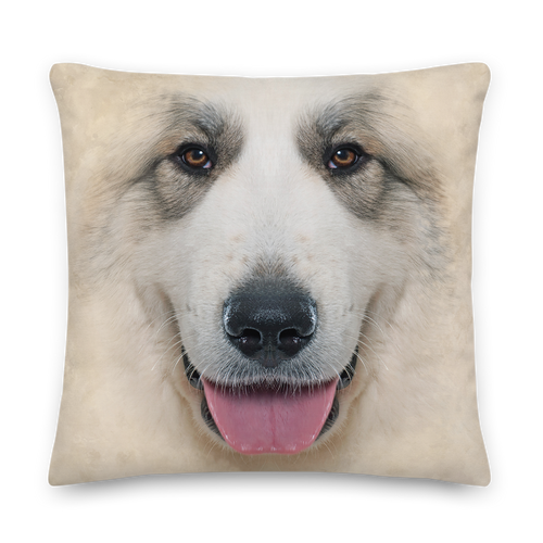 22×22 Great Pyrenees Dog Premium Pillow by Design Express