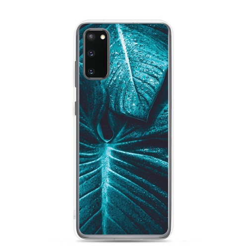 Samsung Galaxy S20 Turquoise Leaf Samsung Case by Design Express