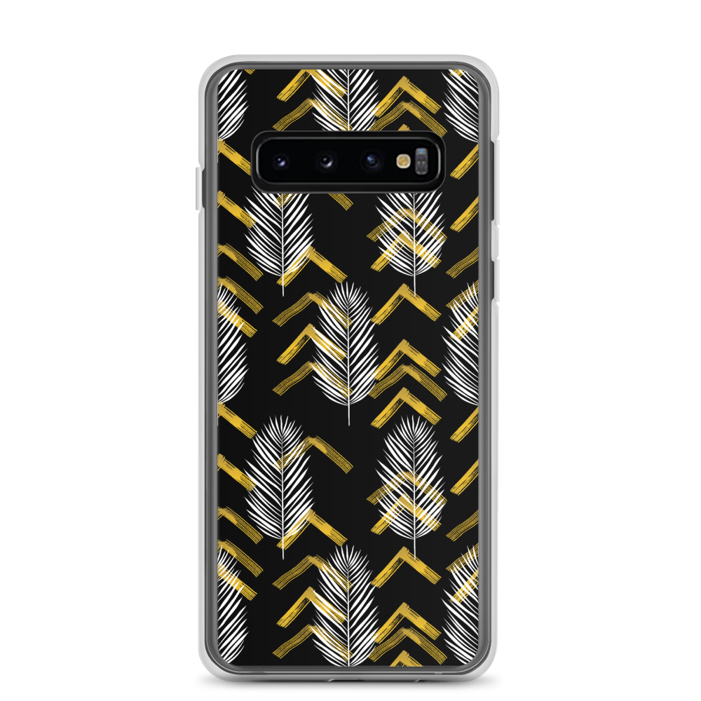 Samsung Galaxy S10 Tropical Leaves Pattern Samsung Case by Design Express