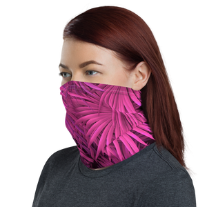 Pink Palm Neck Gaiter Masks by Design Express