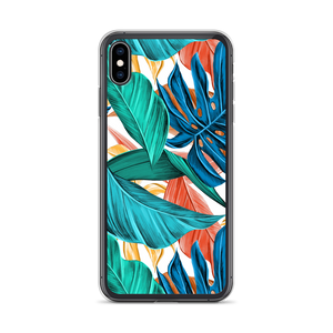 iPhone XS Max Tropical Leaf iPhone Case by Design Express