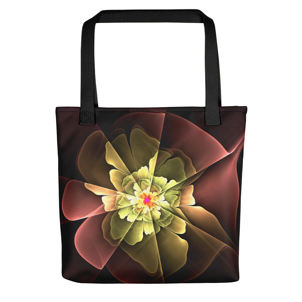 Default Title Abstract FLower 04 Tote Bag by Design Express