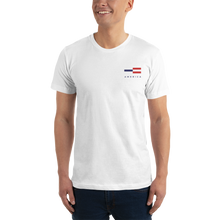 America Tower Pattern Embroidered T-Shirt by Design Express