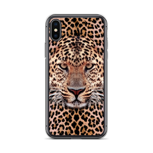 iPhone X/XS Leopard Face iPhone Case by Design Express