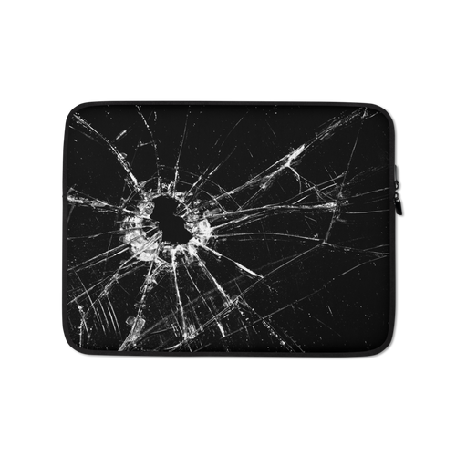 13 in Broken Glass Laptop Sleeve by Design Express