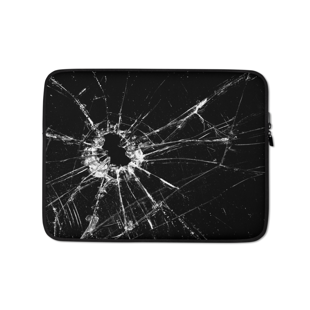 13 in Broken Glass Laptop Sleeve by Design Express