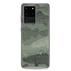 Samsung Galaxy S20 Ultra Army Green Catfish Samsung Case by Design Express