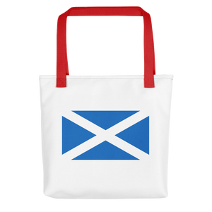 Red Scotland Flag "Solo" Tote bag Totes by Design Express