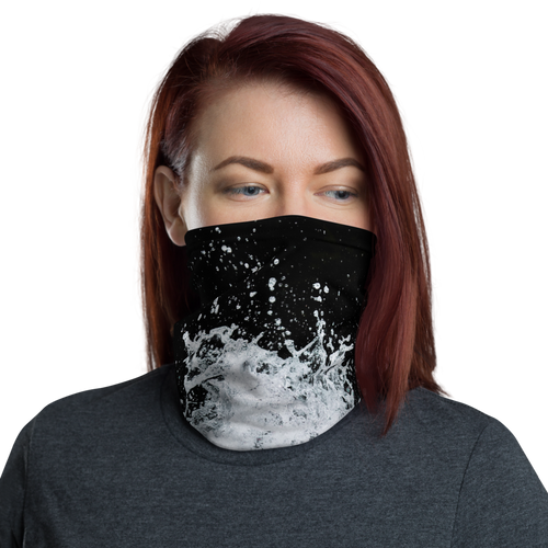 Default Title Black & White Water Neck Gaiter by Design Express