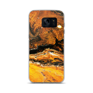 Samsung Galaxy S7 Yellow Orange Abstract Samsung Case by Design Express