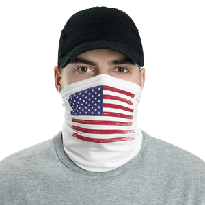 Default Title Distressed USA Flag Neck Gaiter Masks by Design Express
