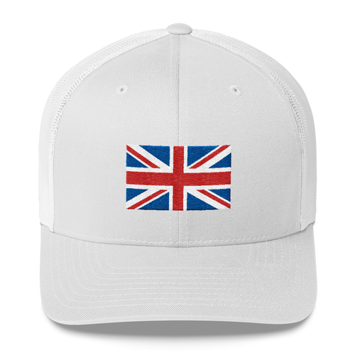 White United Kingdom Flag 