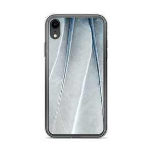 iPhone XR White Feathers Texture iPhone Case by Design Express