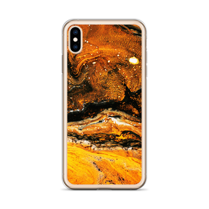 Yellow Orange Abstract iPhone Case by Design Express