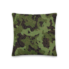 Green Camoline Square Premium Pillow by Design Express