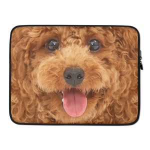 15 in Poodle Dog Laptop Sleeve by Design Express