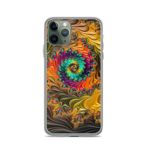 iPhone 11 Pro Multicolor Fractal iPhone Case by Design Express