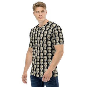 Skull Head Pattern Men's T-shirt by Design Express