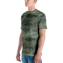 Army Green Catfish Men's T-shirt by Design Express