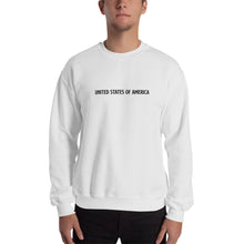 White / S United States Of America Eagle Illustration Backside Sweatshirt by Design Express
