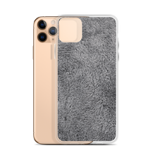 Soft Grey Fur Print iPhone Case by Design Express