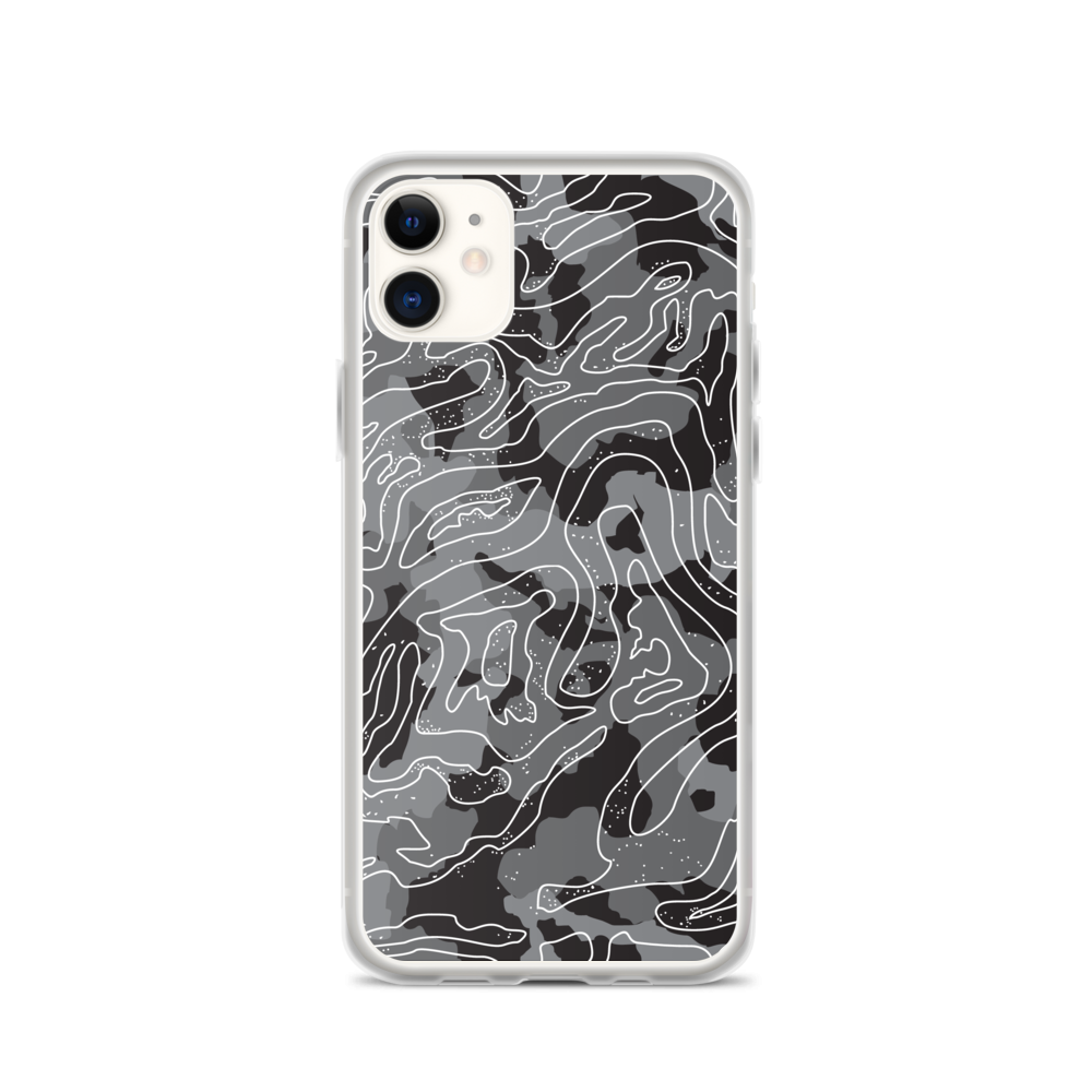 iPhone 11 Grey Black Camoline iPhone Case by Design Express