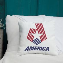 America "Star & Stripes" Square Premium Pillow by Design Express