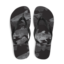 Grey Black Catfish Flip-Flops by Design Express