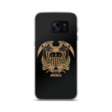 Samsung Galaxy S7 United States Of America Eagle Illustration Reverse Gold Samsung Case Samsung Cases by Design Express