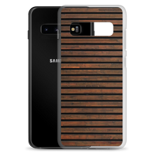 Horizontal Brown Wood Samsung Case by Design Express