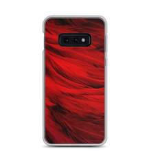 Samsung Galaxy S10e Red Feathers Samsung Case by Design Express