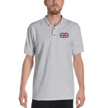 United Kingdom Flag "Solo" Embroidered Polo Shirt by Design Express