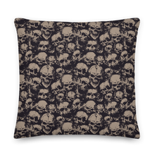 22×22 Skull Pattern Premium Pillow by Design Express