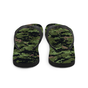 Classic Digital Camouflage Flip-Flops by Design Express