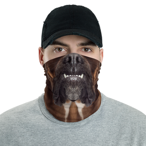 Default Title Boxer Dog Neck Gaiter Masks by Design Express
