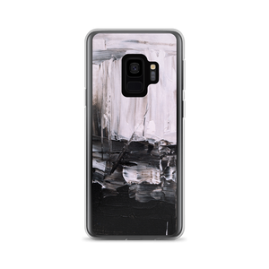 Samsung Galaxy S9 Black & White Abstract Painting Samsung Case by Design Express