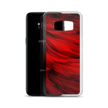 Red Feathers Samsung Case by Design Express