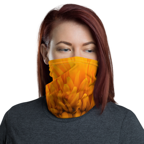 Default Title Yellow Flower Neck Gaiter Masks by Design Express