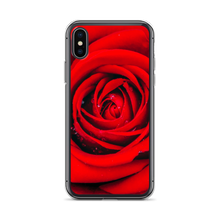 iPhone X/XS Fresh Red Rose iPhone Case by Design Express