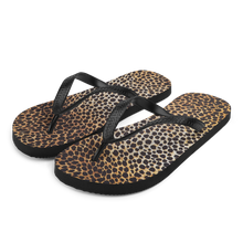 S Leopard Brown Pattern Flip-Flops by Design Express