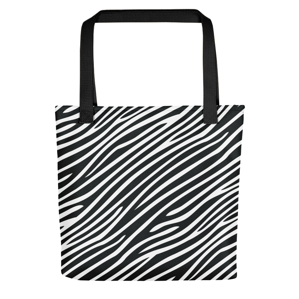 Default Title Zebra Print Tote Bag by Design Express